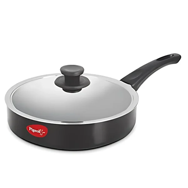 Pigeon Deluxe Non-Stick Aluminum 235 Fry Pan With Steel Lid