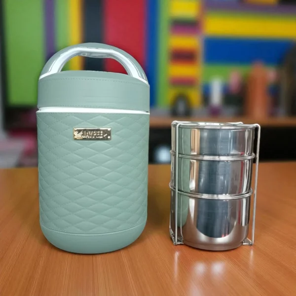 Jaypee Luxboxx 3 Stainless Steel Containers Insulated Tiffin Box