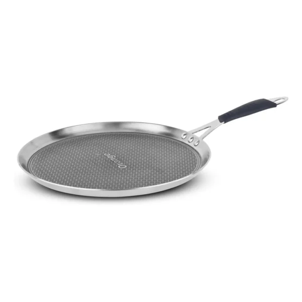 Orange Triply Stainless Steel Honeycomb Non-Stick Dosa Tawa 270mm (OTPC553)