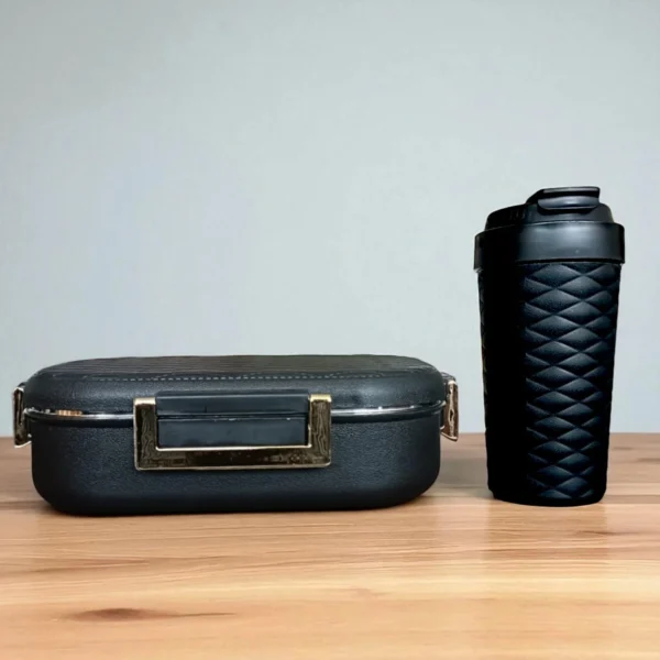 Jaypee Metro Meal 2 Piece Combo Set (1pc Lux Lunch Box 580ml + 1pc Luxip Vacuum Flask 385ml)