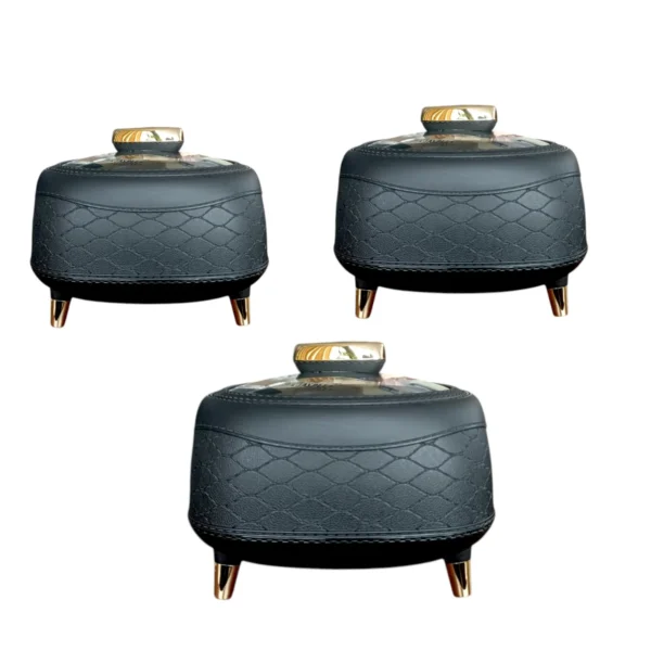 Jaypee Kingston Klass 3 Piece Casserole Set (1500ml + 2000ml + 2500ml) - Image 2