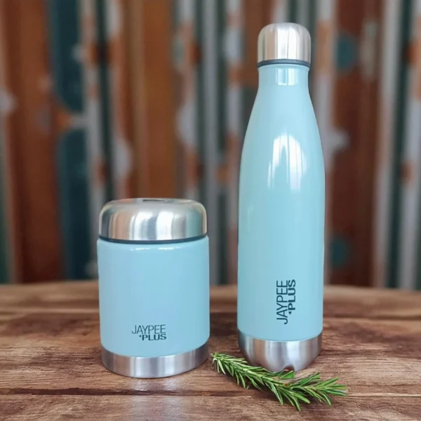 Jaypee Plus 2 Piece Smart Combo Set (1pc Vacuum Insulated Water Bottle 500ml + 1pc Food Jar 400ml)