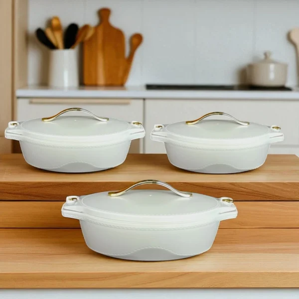 Jaypee Princeton 3 Piece Casserole Set (2000ml + 2000ml + 2500ml)