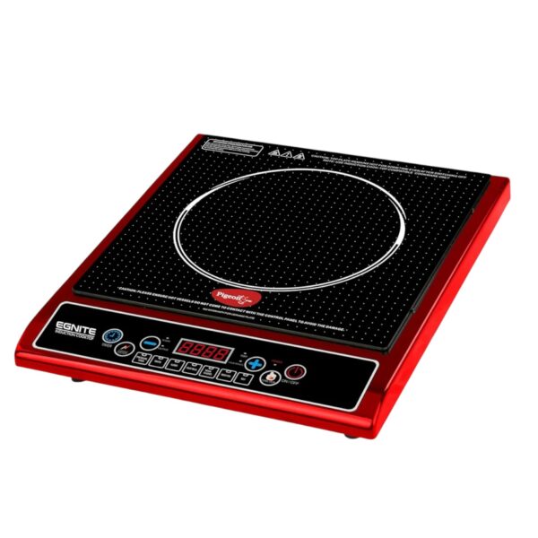 Pigeon Egnite 1800W Electric Induction Cooktop (Black, Push Button)