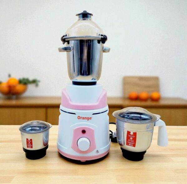 Orange Hotel Legend Metallic 3 Jar Mixer Grinder 1200W