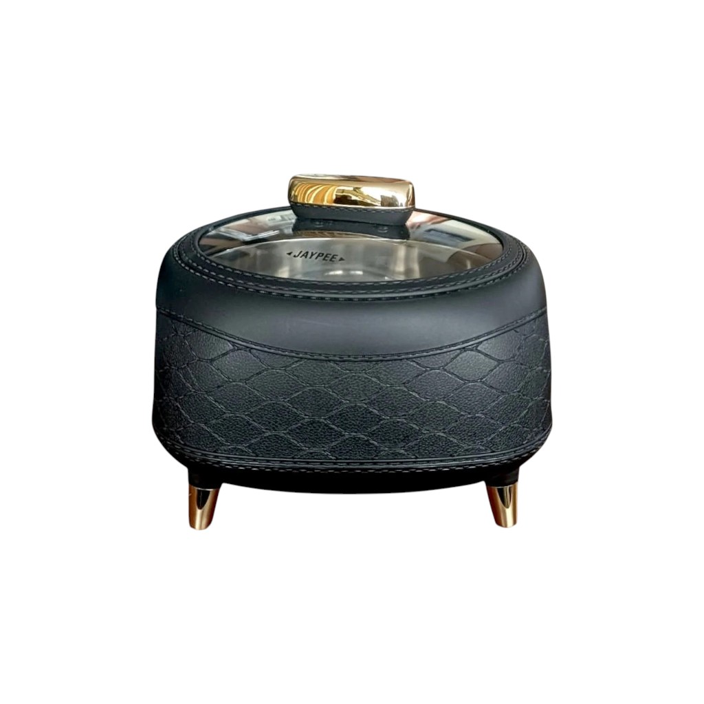 Jaypee Kingston Klass 1500ml Insulated Casserole with Glass Lid and Stainless Steel Inner Food Warmer