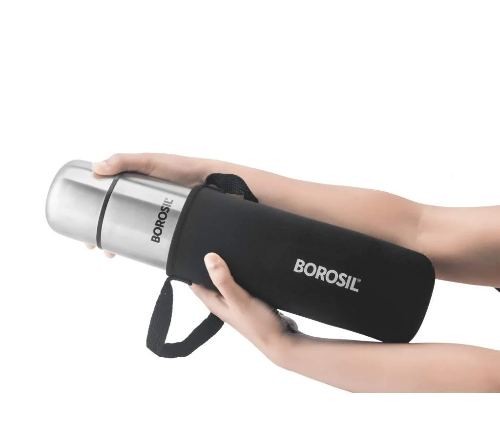 Borosil Hydra Thermo Stainless Steel Vacuum Flask, 750ml - Image 4