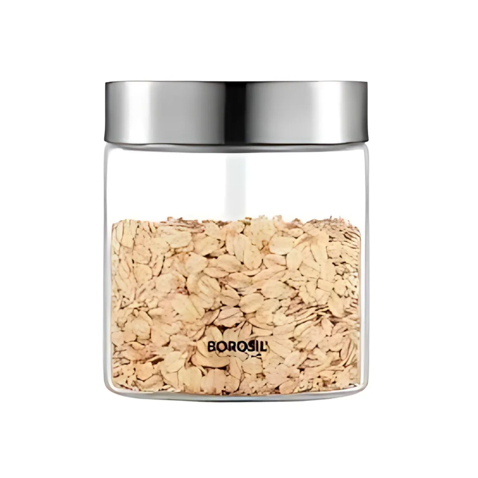 Borosil Endura Glass Jar with Steel Lid - 600ml - Image 2