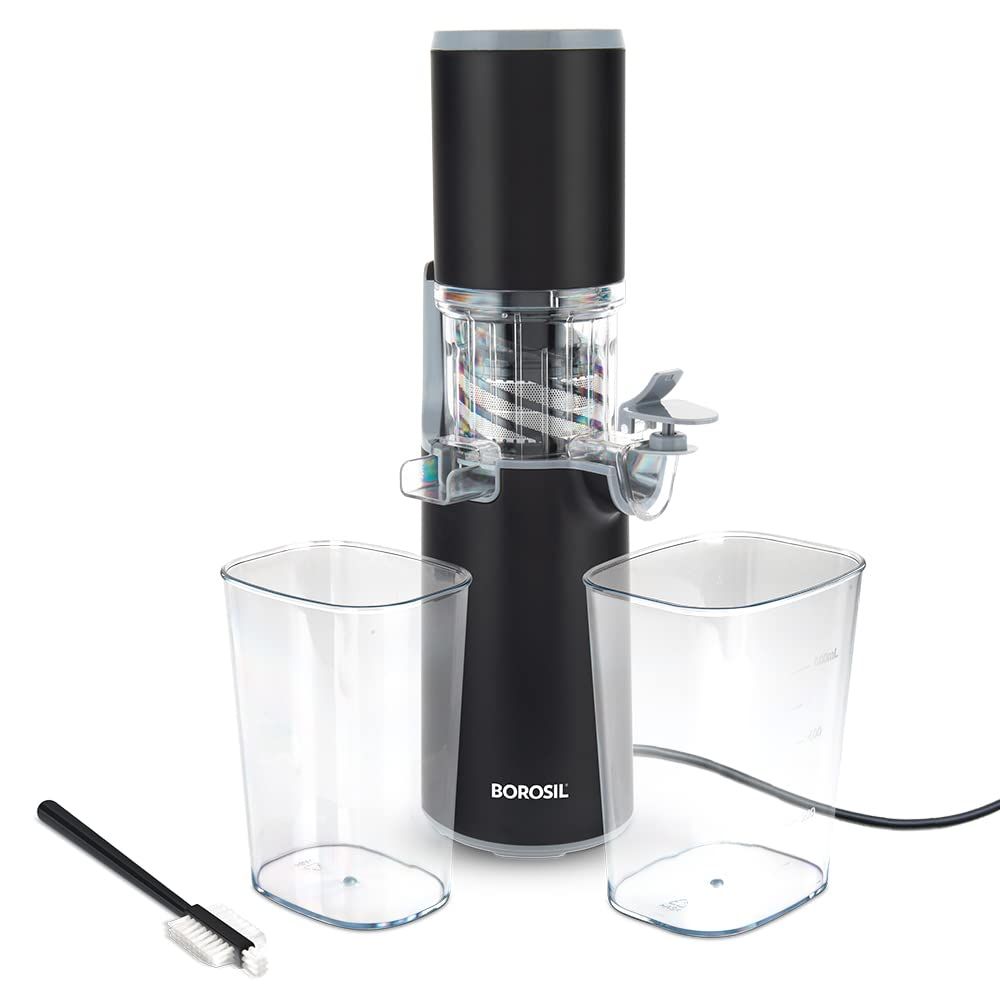 Borosil Easy Juice Cold Press Slow Juicer, 130W | Fruit & Vegetable Juicer - Image 2