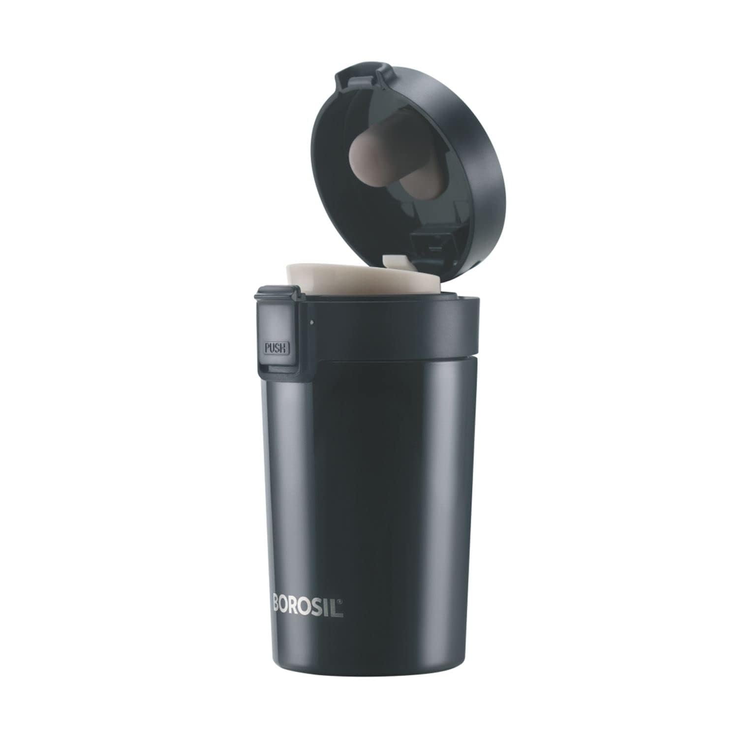 Borosil Hydra Coffeemate Vacuum Insulated Travel Mug, 300 ml - Image 4