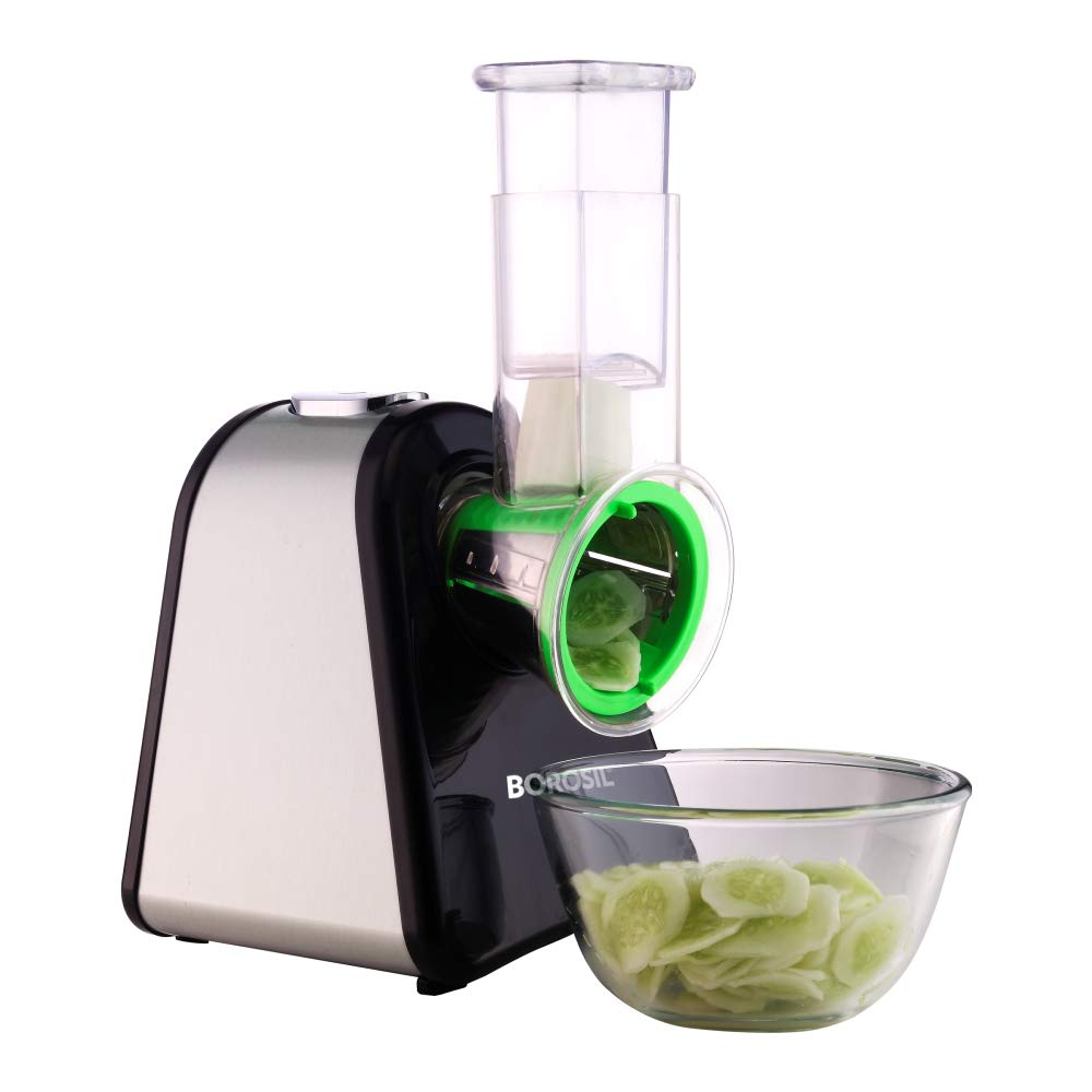 Borosil Electric Salad Cutter - 200W (BSC20SSB12)