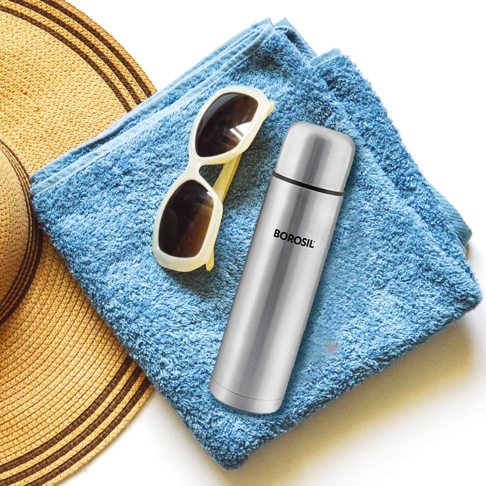 Borosil Hydra Thermo Stainless Steel Vacuum Insulated Flask, 500ml - Image 3