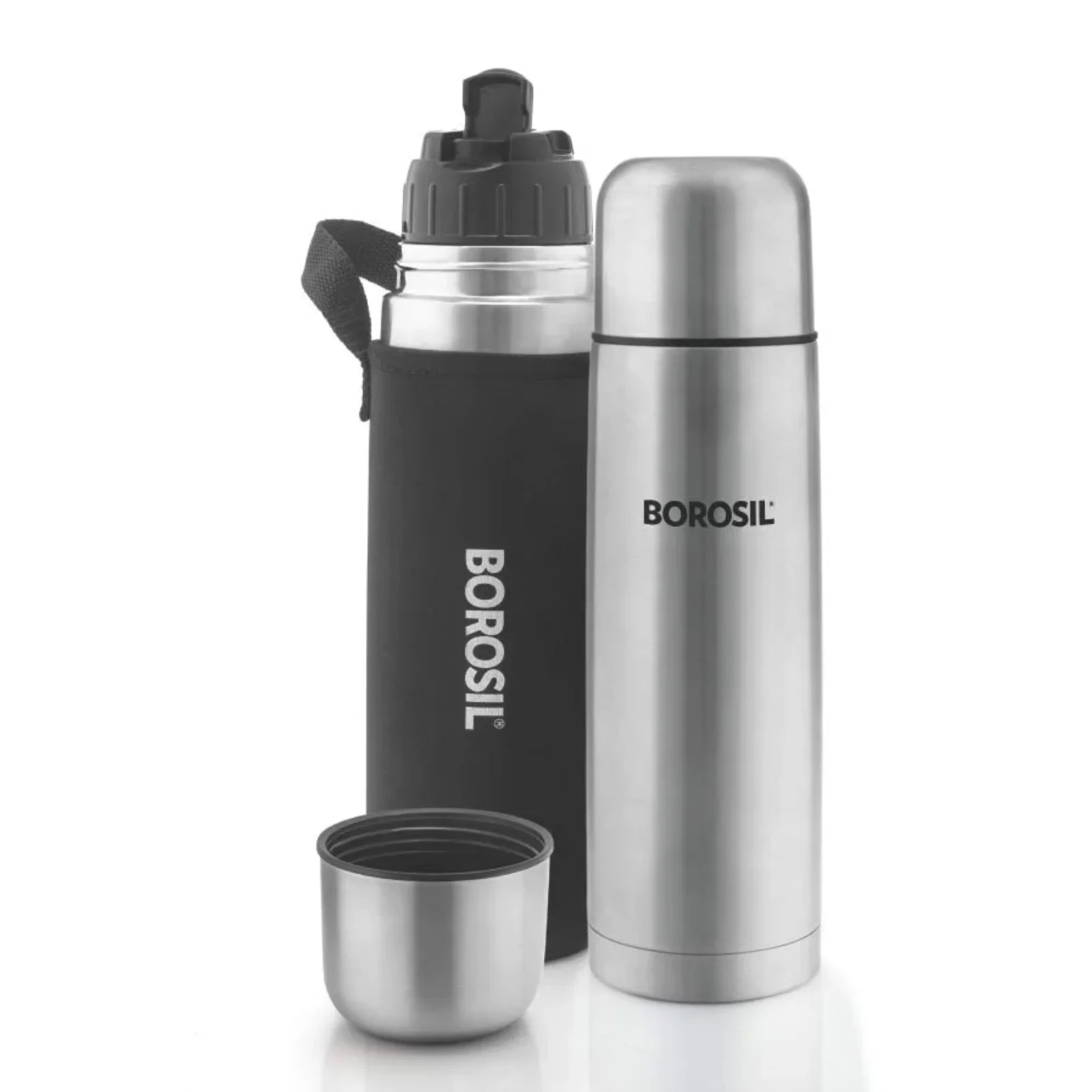 Borosil Hydra Thermo Stainless Steel Vacuum Flask, 750ml