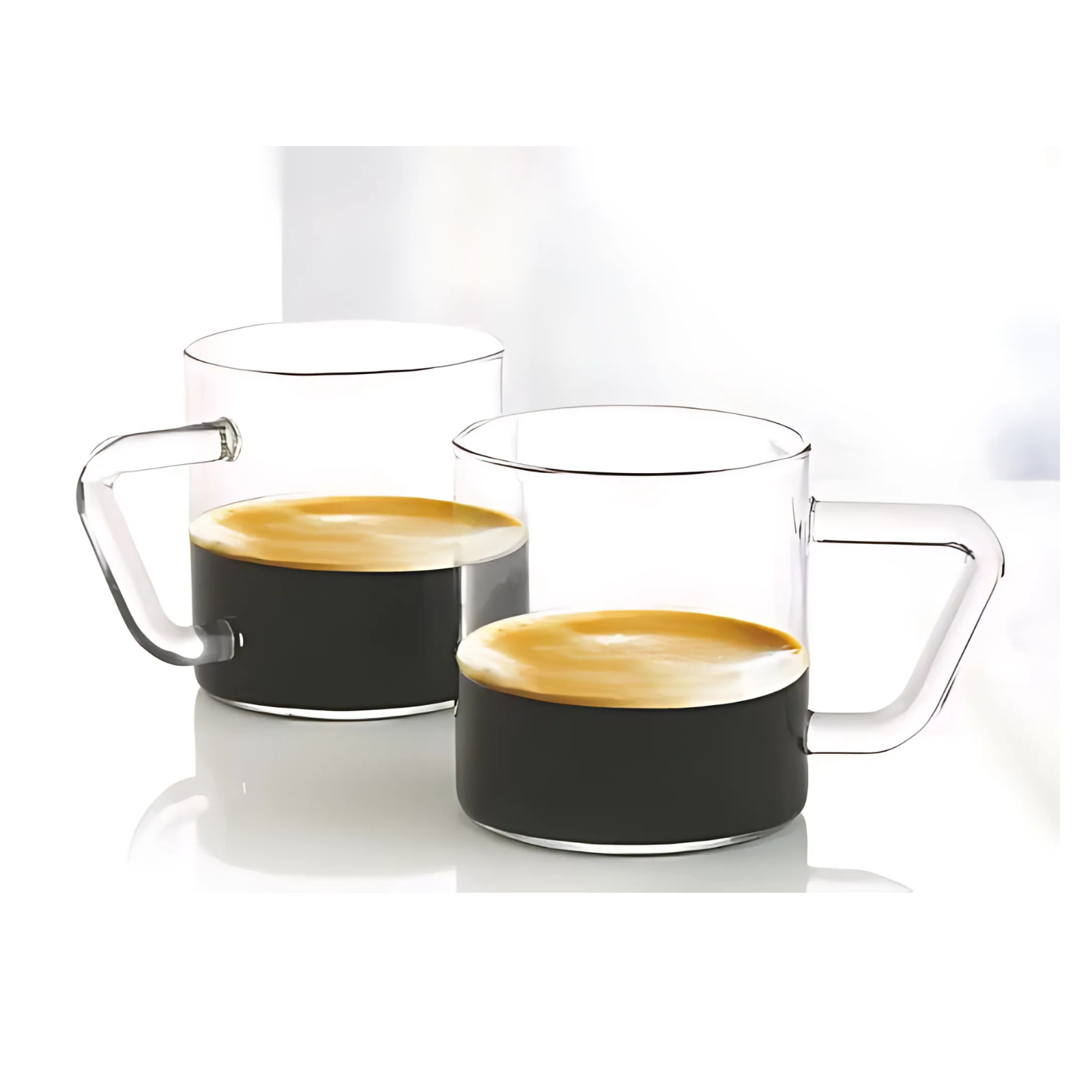 Borosil Vision Espresso Classic 6 Piece Mug Set - 120ml