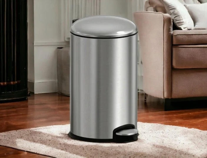 Tibros Florence Stainless Steel Step Pedal Bin - 3 Ltr