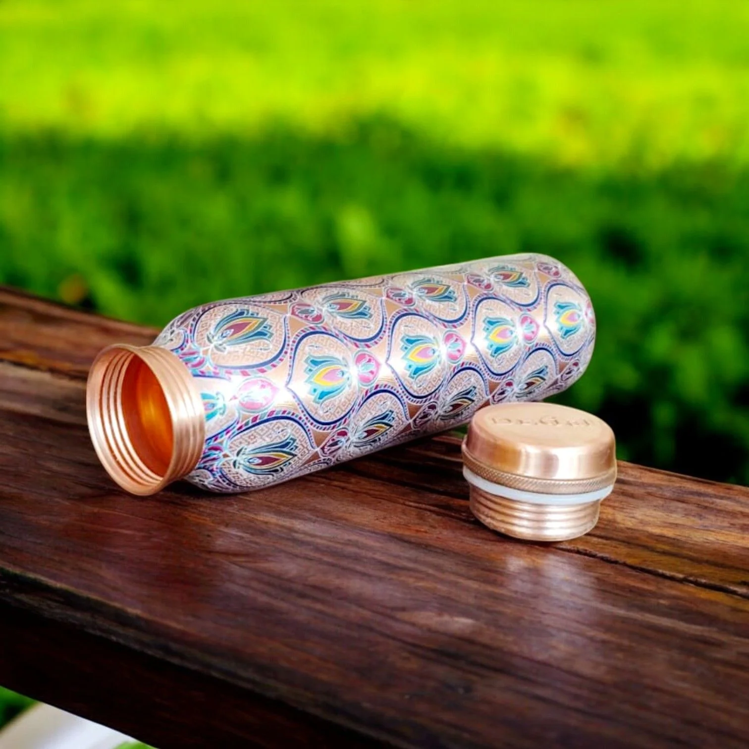 Dr.Jal Printed Copper Bottle - Image 2