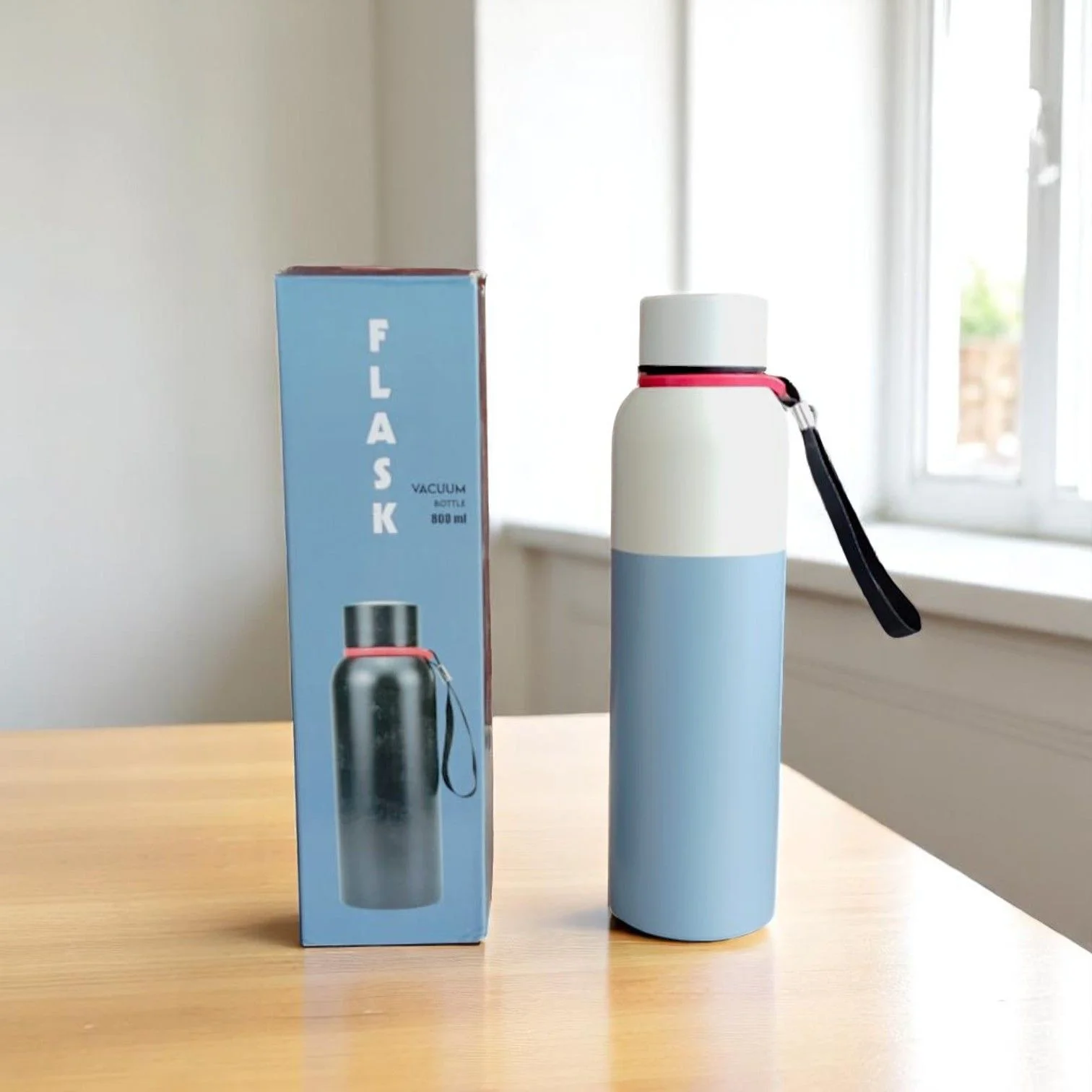 Stainless Steel Double Wall Vacuum Flask 800ml - Image 4
