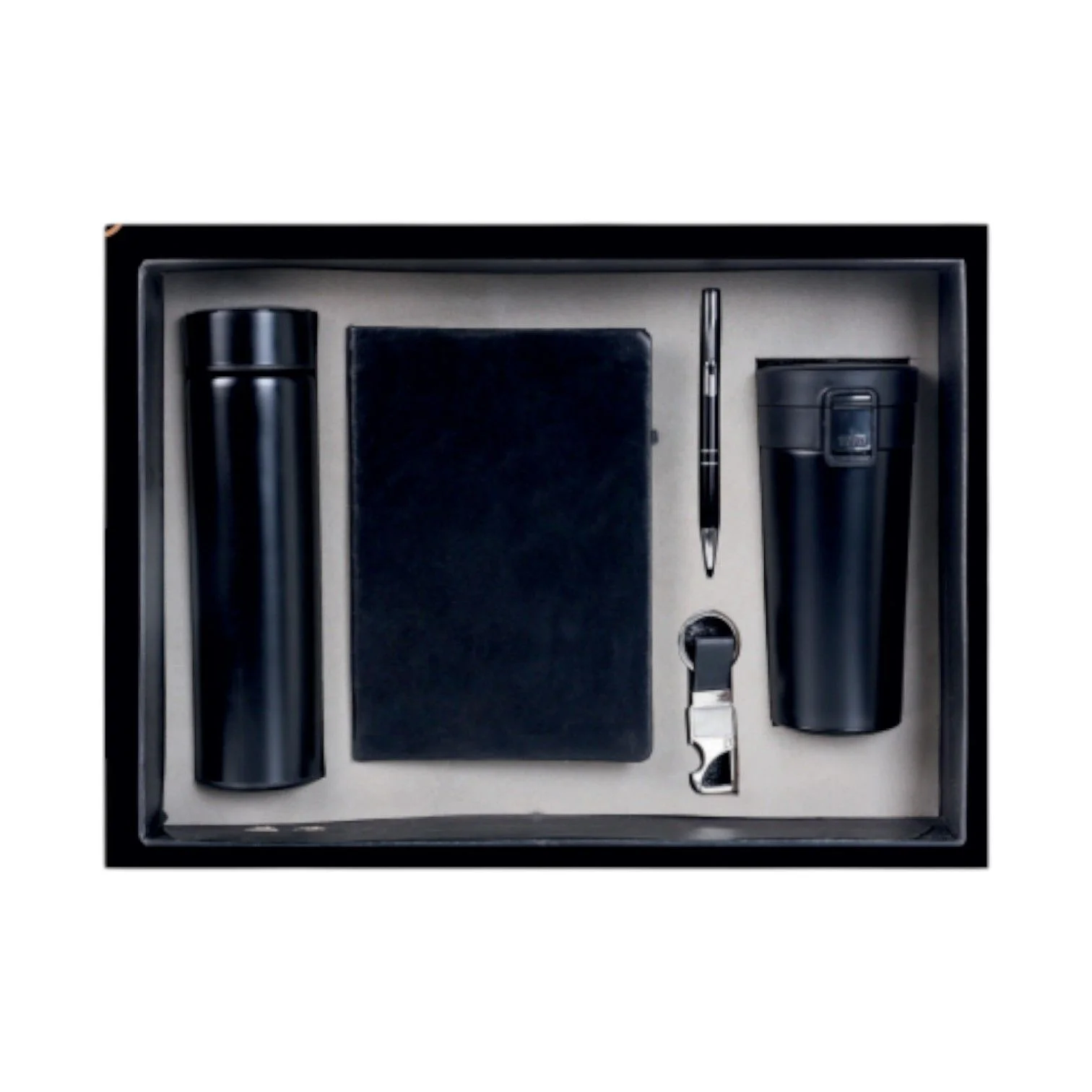 5 In 1 Set (Diary + Pen + Keychain + Coffee Flask + Temperature Bottle) - Image 2
