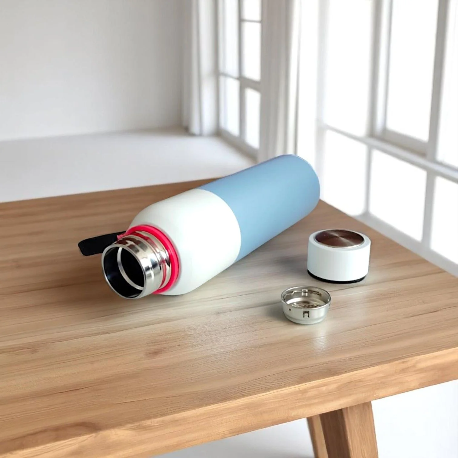 Stainless Steel Double Wall Vacuum Flask 800ml - Image 2