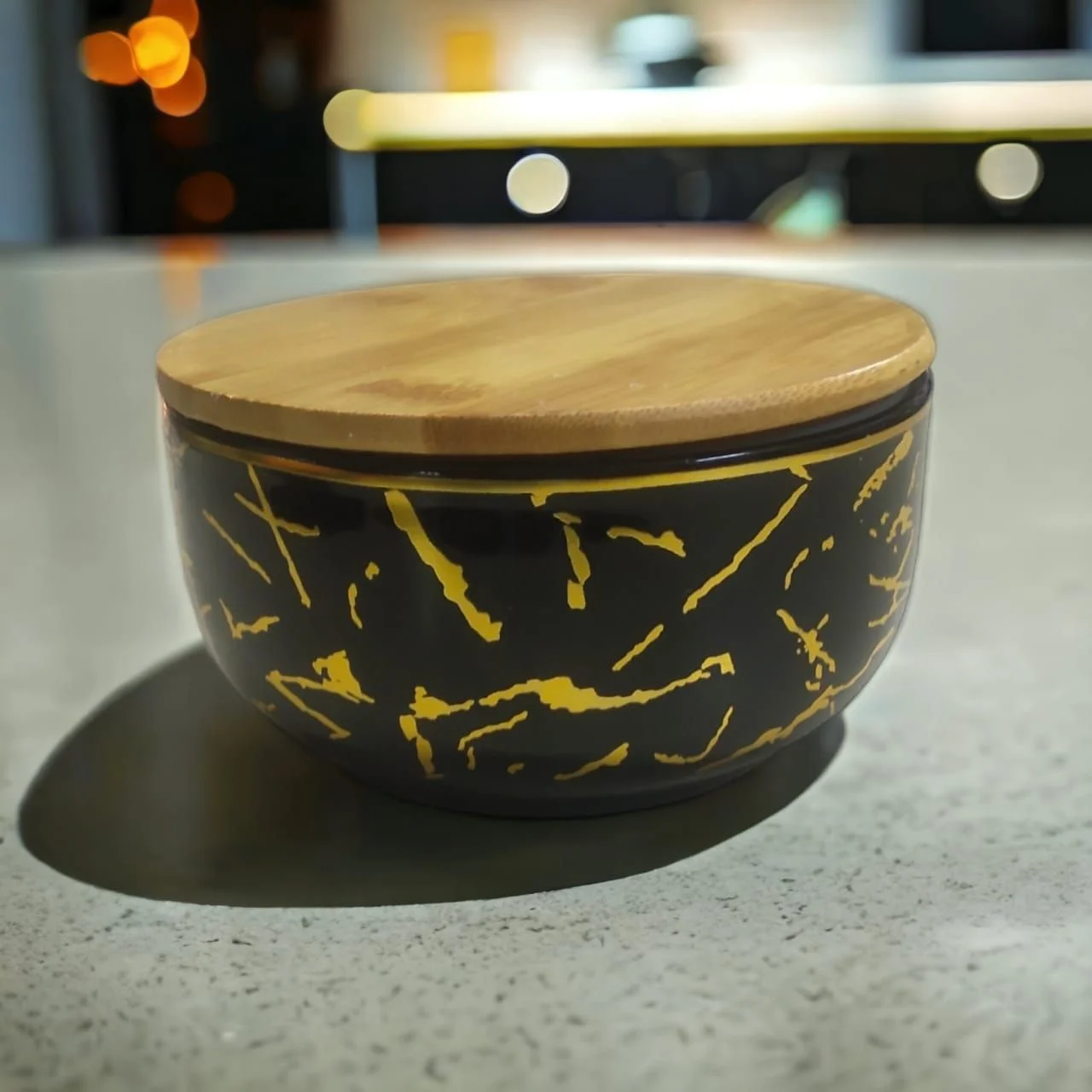 White Gold Marbella 1 Piece Bowl 400ML (WG-393) - Image 2