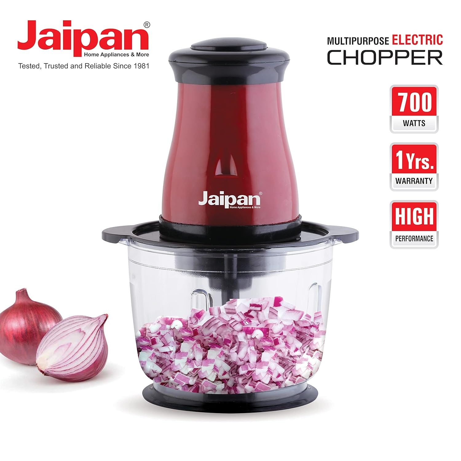 Jaipan Electric Multi Chopper 400W, 650ml - Image 2