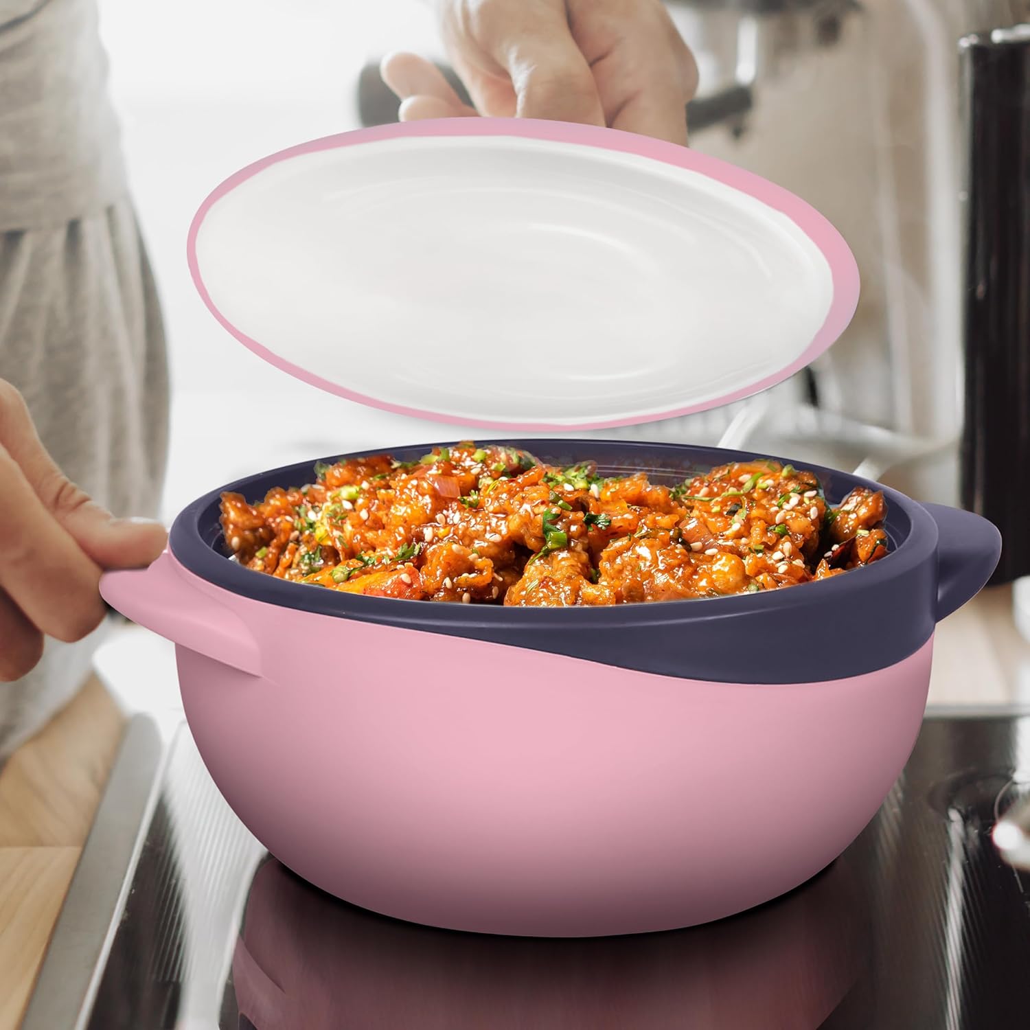 Pinnacle Parisa Matt Gift Set (2pc Casserole - 1L+1.5L, Papillon Carafe - 500ml) - Image 2