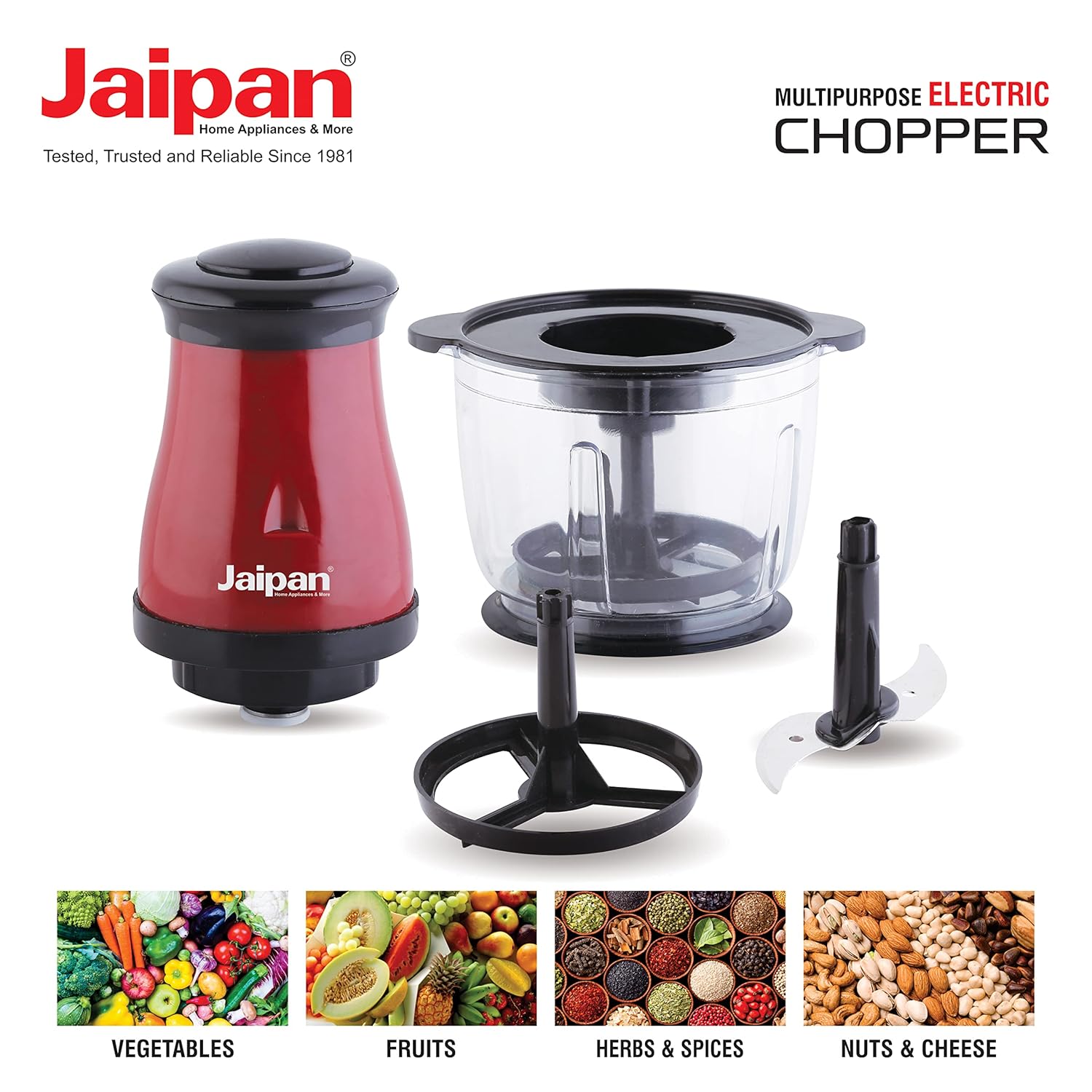 Jaipan Electric Multi Chopper 400W, 650ml - Image 4