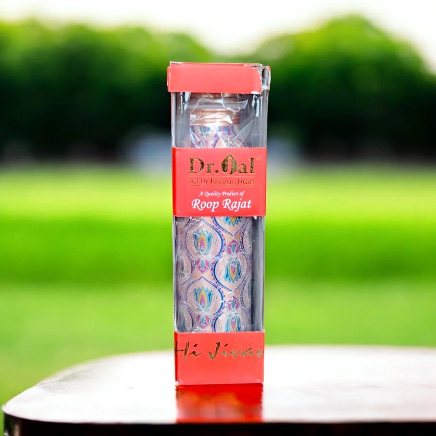 Dr.Jal Printed Copper Bottle - Image 4