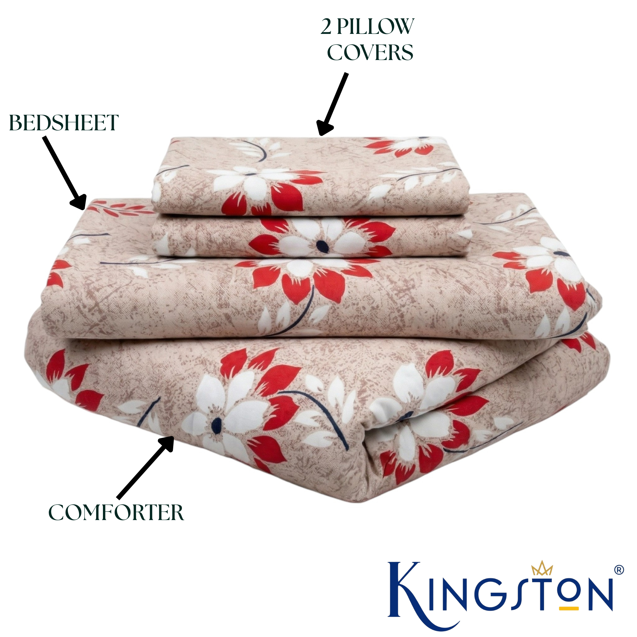 Kingston Bliss 4 Piece Bedroom Set - Image 2