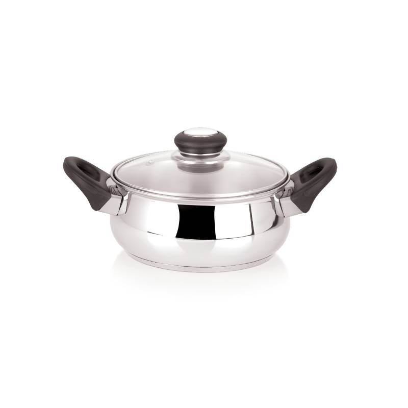 Polo Plus Aahar Stainless Steel Belly Pot Set of 6 Piece (1.25L, 1.80L, 2.4L) - Image 2