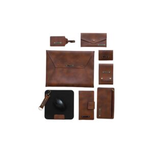 corporate gifting leather accessories set
