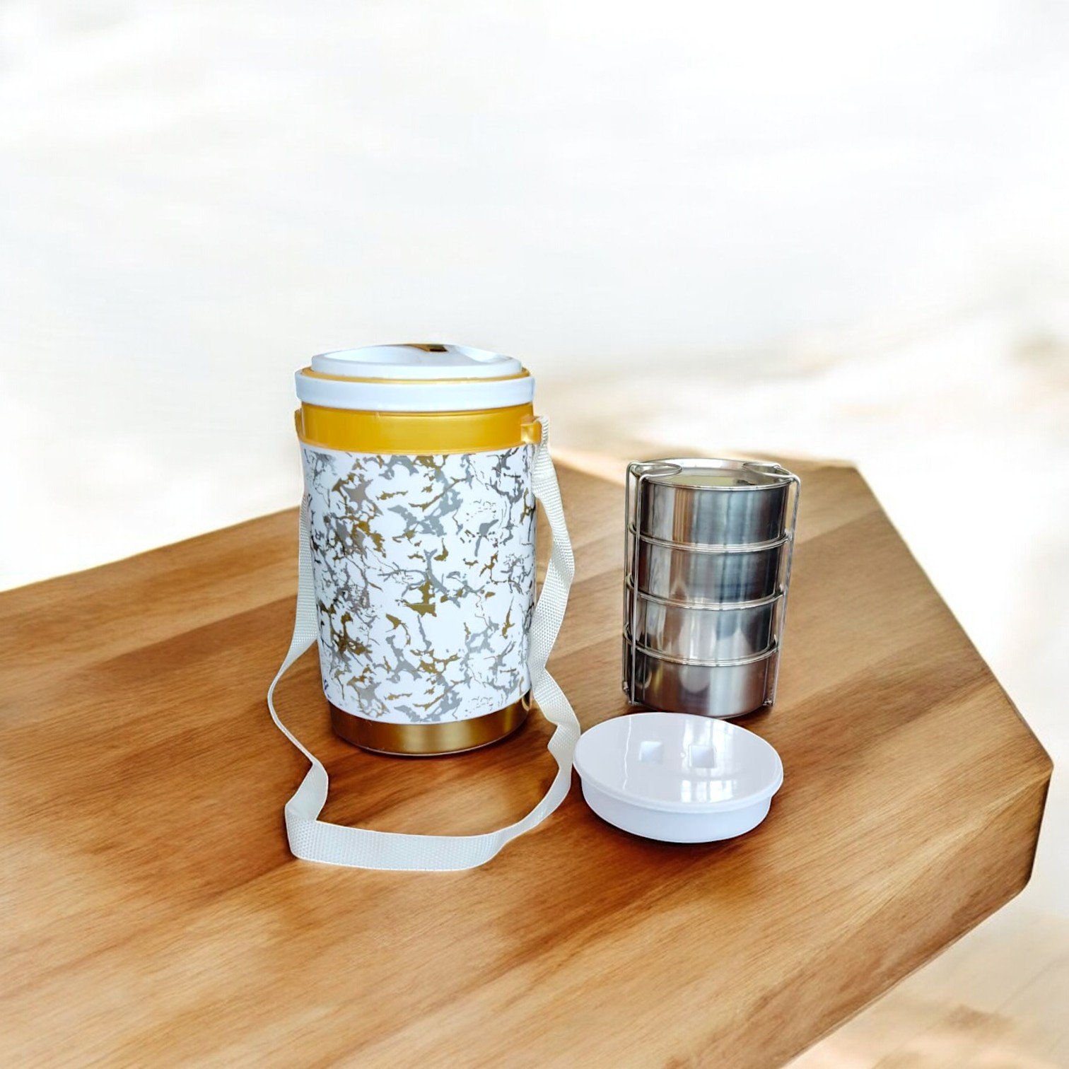 Archie Signature 4 Stainless Steel Container Tiffin Box - Image 2