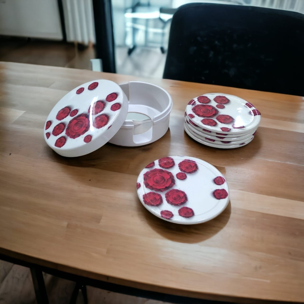 Tibros Tea Coaster Set Of 6 Piece