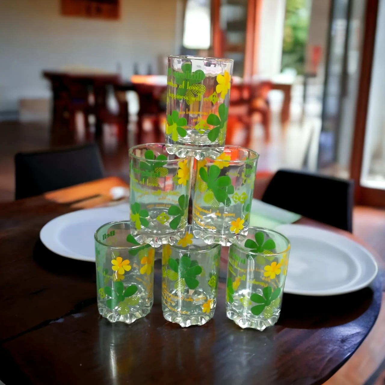TGI Creation Splash 6 Piece Water Glass Set