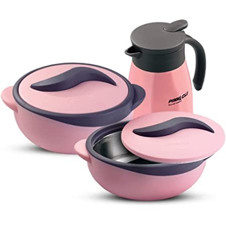 Pinnacle Parisa Matt Gift Set (2pc Casserole - 1L+1.5L, Papillon Carafe - 500ml)