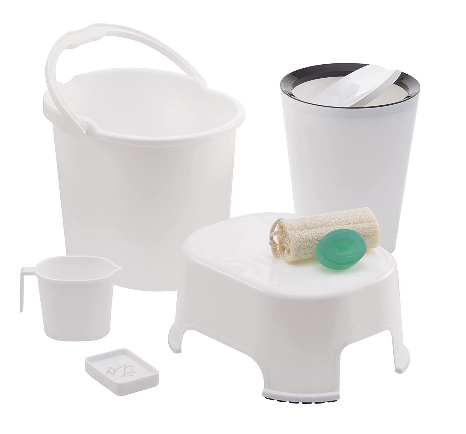 Varmora Plastic Balti Accessories 5 Piece Set - Image 2