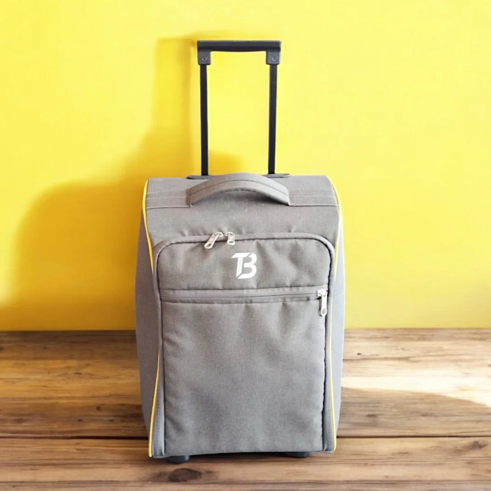 Grey Soft Sided Trolley Bag