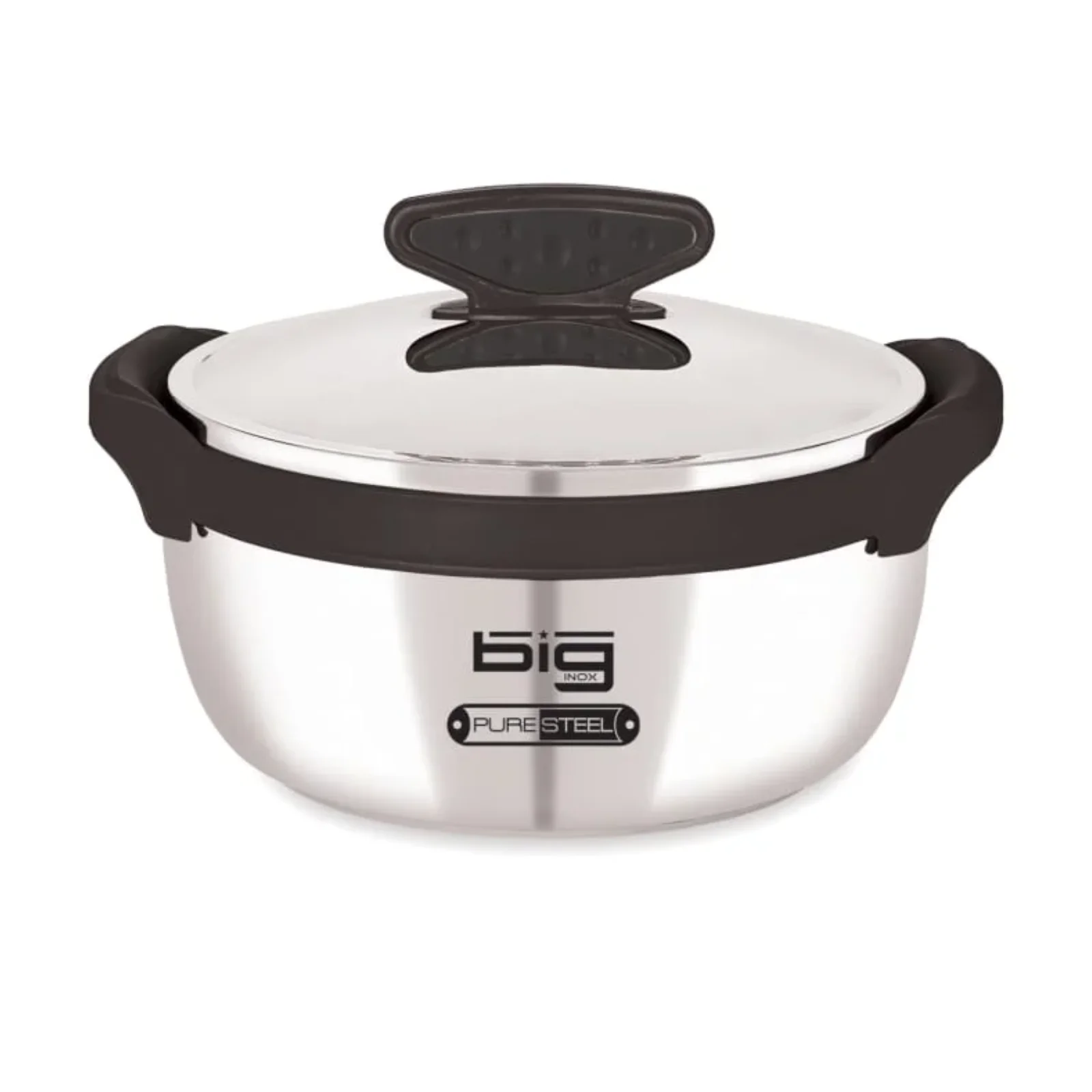 Big Magnus Stainless Steel Casserole - 2500ml