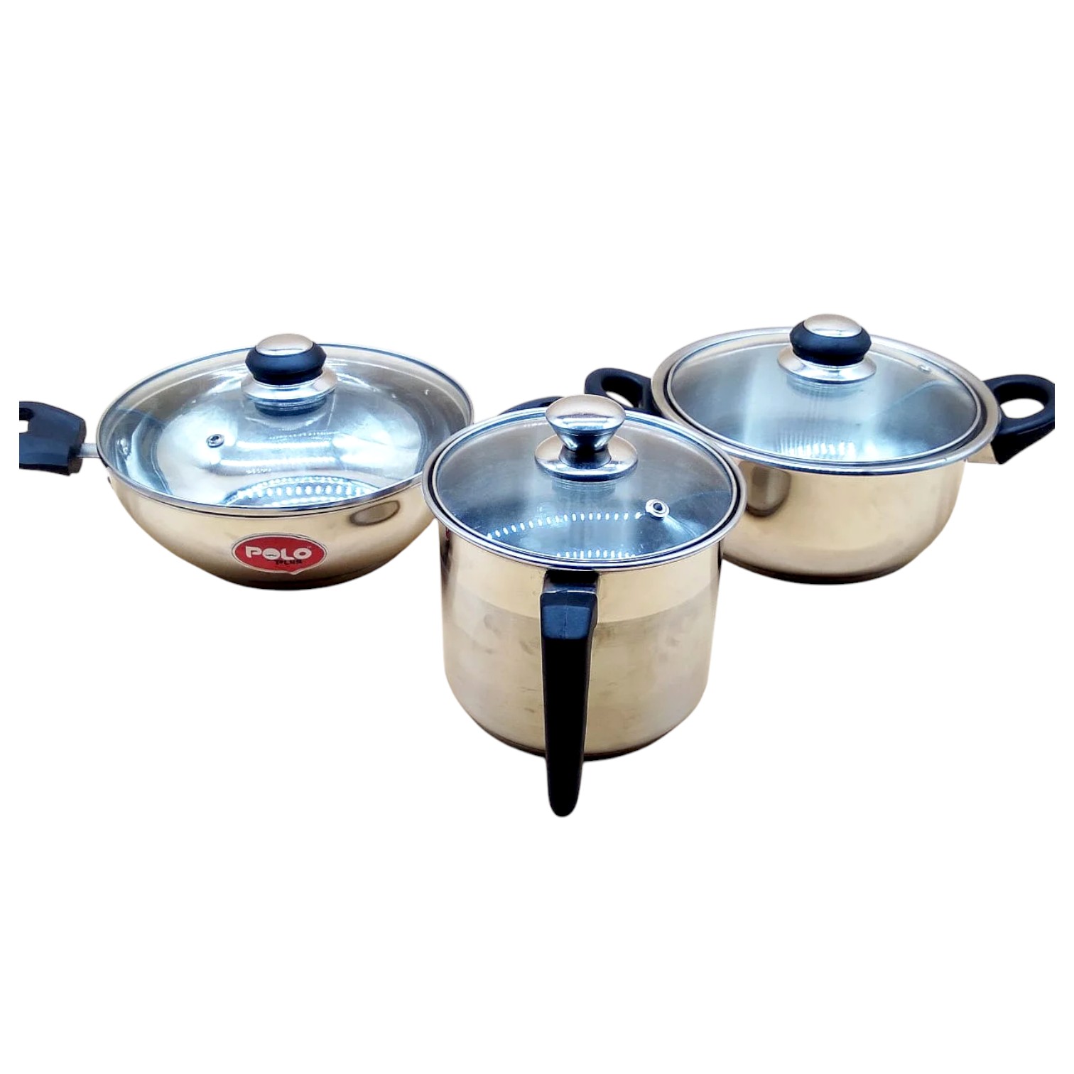 Polo Plus 3 Piece Cookware Set