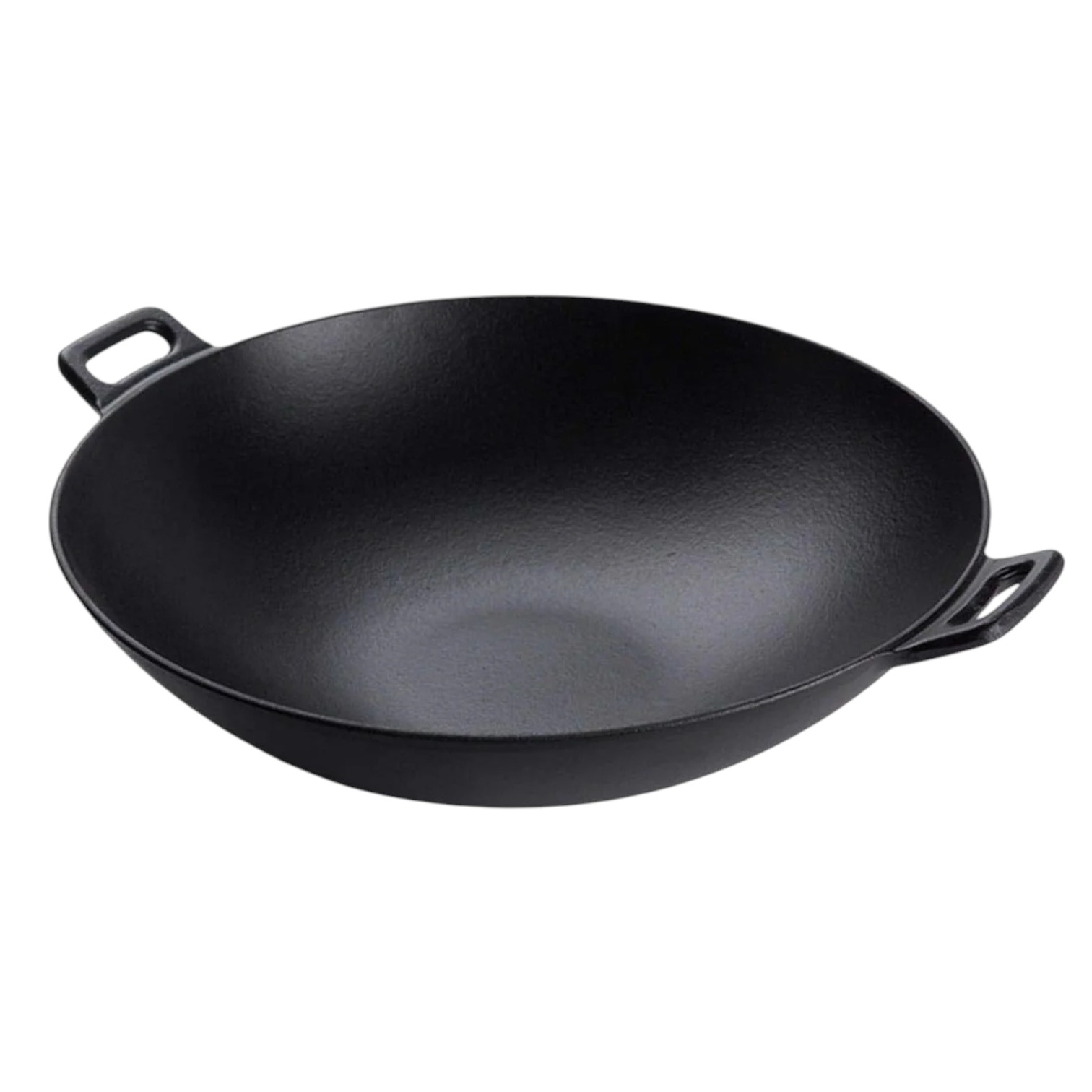Tibros Cast Iron Kadhai with Glass Lid - 24.5 Cm