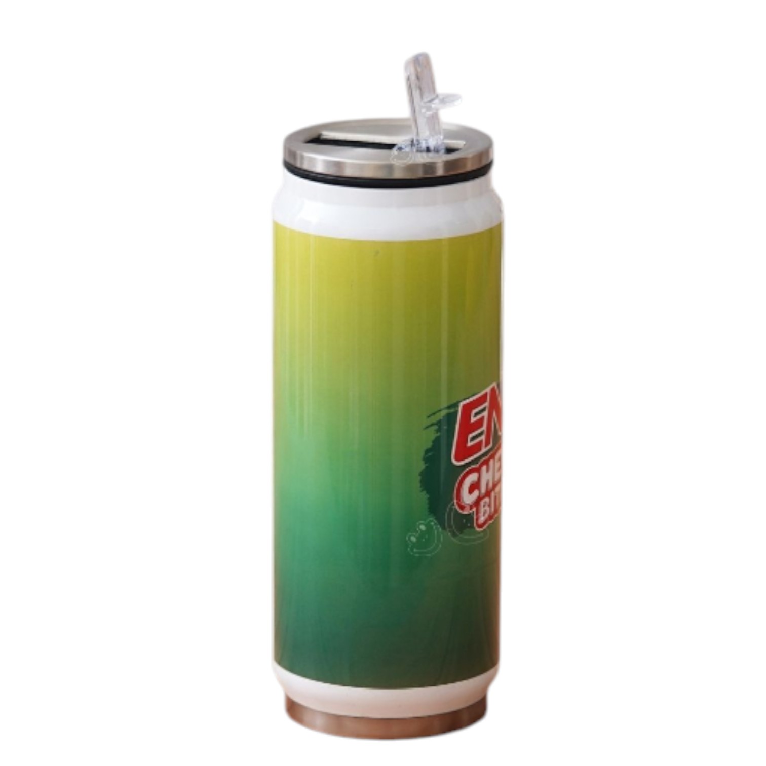 Stainless Steel Double Wall Kurkure Water Bottle - 400ml - Image 2