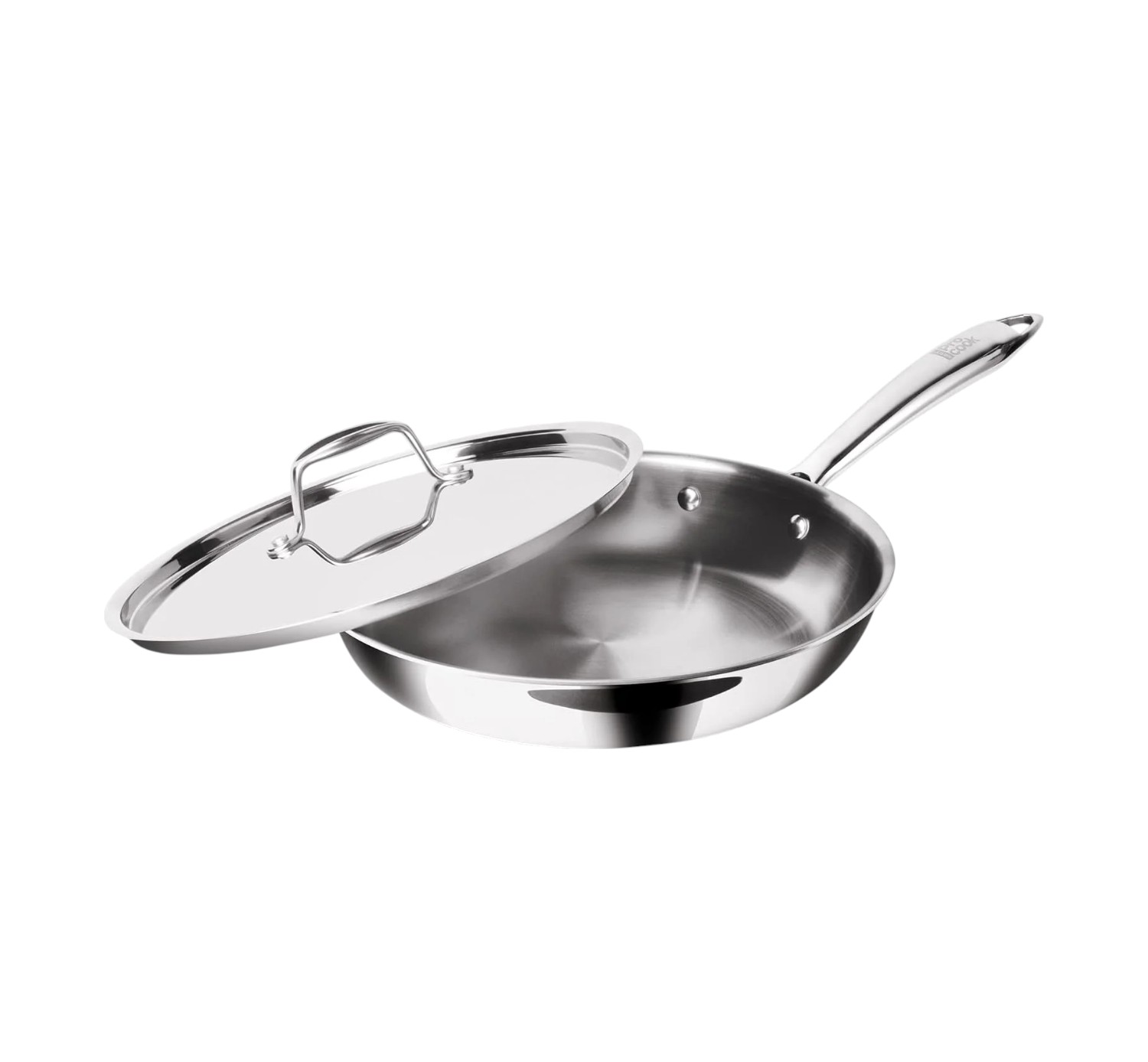 Milton Pro Cook tri ply fry pan 26cm with lid