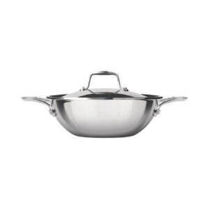 Milton Pro Cook tri ply kadhai 22cm with lid
