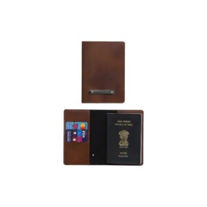 small passport holder with card slots