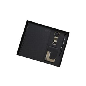 corporate gift set viro notebook pen keychain cardholder