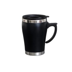 stainless steel coffee mug 300ml black matte finish