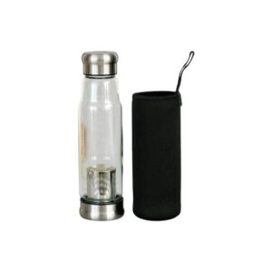 tea infuser bottle with cover
