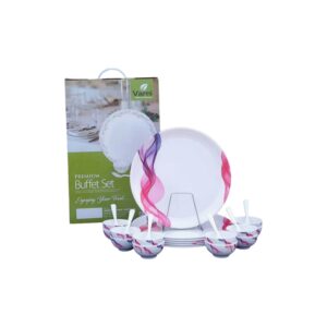 Varni 24 piece melamine dinner set