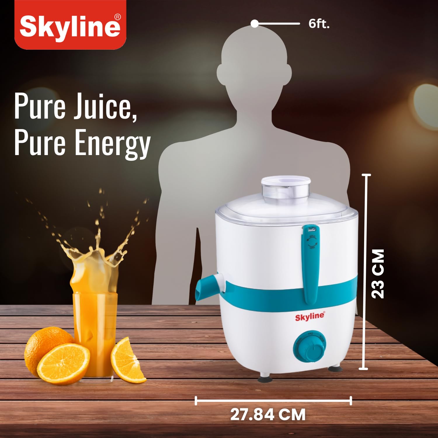 Skyline Juice Extractor 550 Watts VTL-9900 - Image 3