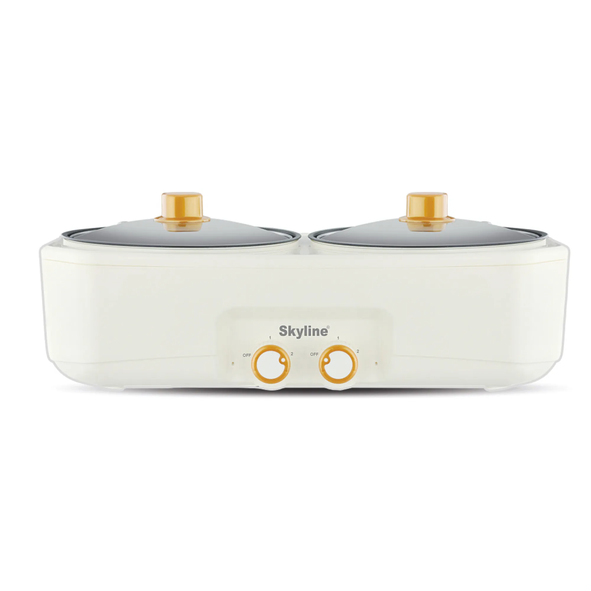 Skyline Dual Cooking Pot Cook & Serve, 1200W Power (2 x 1.5 L Capacity)